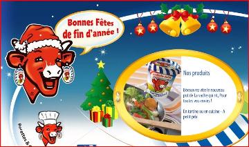 Ecommerce Noël : La vache qui rit