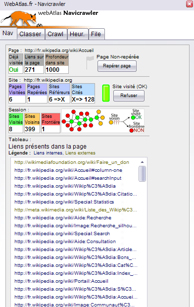 Navicrawler Web mining