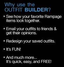 Rampage - Why to use Outfit builder