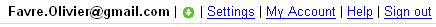Google Reader : menu offline