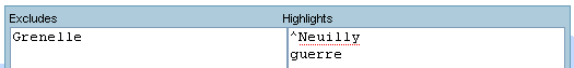 Filter settings exemple