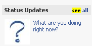 Facebook Status Update