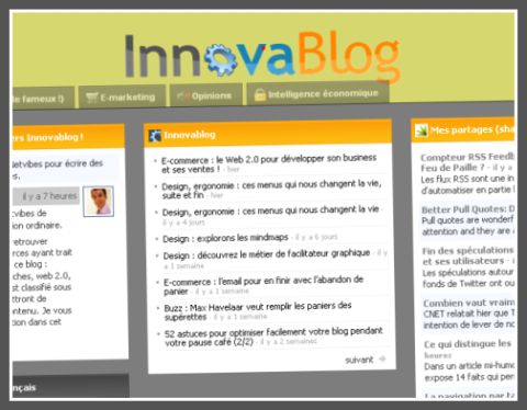 Netvibes Univers Innovablog