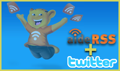 AideRSS + Twitter
