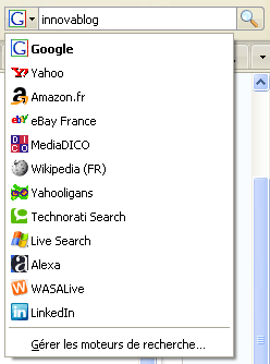 Barre de recherche Firefox
